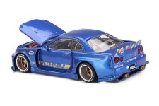 NISSAN Skyline GT-R (R34) Kaido Works (V2 Aero) Shinjuku V2 1999 - MiniGT Scale 1:64 (KHMG158)