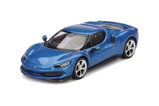 FERRARI 296 GTB 2024 Blue Corsa - BBR Scale 1:64 (BBRFER64004)