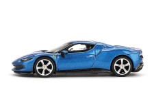 FERRARI 296 GTB 2024 Blue Corsa - BBR Scale 1:64 (BBRFER64004)