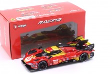 FERRARI 499P Ganador 24h LeMans 2024 Fuoco / Molina / Nielsen - Bburago Escala 1:43 (36322-50)