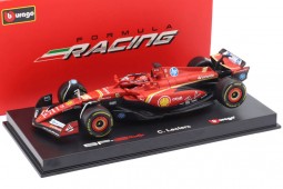 FERRARI SF24 Formula 1 2024 Charles Leclerc - Bburago Scale 1:43 (36843L)
