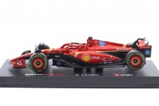 FERRARI SF24 Formula 1 2024 Charles Leclerc - Bburago Escala 1:43 (36843L)
