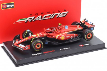 FERRARI SF24 Formula 1 2024 Carlos Sainz - Bburago Escala 1:43 (36843)