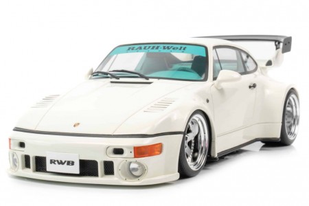 PORSCHE 911 (964) RWB Rauh-Welt RWBA 2023 White - GT Spirit Escala 1:18 (GT506)
