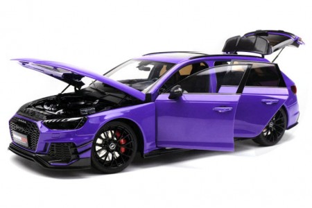 AUDI RS4 Avant DarwinPRO 2020 Purple - Kilo Works Escala 1:18 (KW49RS4PR) 