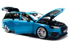 AUDI RS4 B9 DarwinPRO 2020 Blue Metallic - Kilo Works Escala 1:18 (KW48RS4BL)