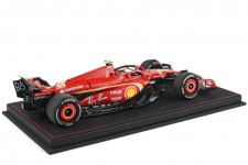 FERRARI SF24 Ganador GP Australia 2024 C. Sainz - Con Vitrina - BBR Escala 1:18 (BBR241855DIE-V)