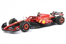 FERRARI SF24 Ganador GP Australia 2024 C. Sainz - Con Vitrina - BBR Escala 1:18 (BBR241855DIE-V)