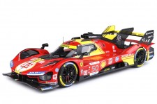 FERRARI 499P Ganador 24h LeMans 2024 Fuoco / Nielsen / Molina - BBR Escala 1:18 (P18252A-V)