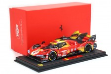 FERRARI 499P Ganador 24h LeMans 2024 Fuoco / Nielsen / Molina - BBR Escala 1:18 (P18252A-V)