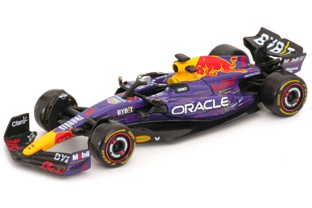 RED BULL RB19 Campeon del Mundo Ganador GP Las Vegas 2023 M. Verstappen - Bburago Escala 1:43 (38082VL)