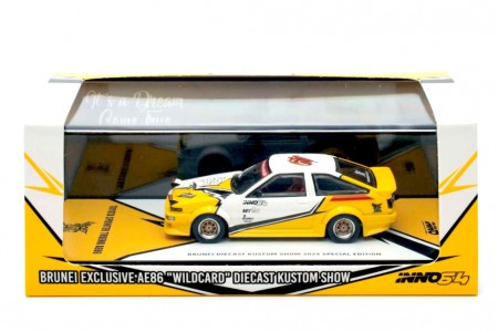TOYOTA Sprinter Trueno AE86 Brunei Diecast Kustom Show 2024 - Inno64 Scale 1:64 (IN64-AE86T-BDKS24)