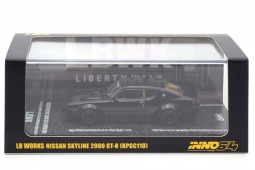 NISSAN Skyline 2000 GT-R (KPGC110) Kenmeri - Inno64 Escala 1:64 (IN64-KPGC110LB-BLA)