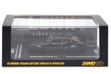 NISSAN Skyline 2000 GT-R (KPGC110) Kenmeri - Inno64 Scale 1:64 (IN64-KPGC110LB-BLA)