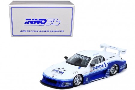 MAZDA LBWK RX7 (FD3S) LB Super Silhouette Hong Kong Toy Salon 2024 - Inno64 Escala 1:64 (IN64-LBWK-RX7-06)