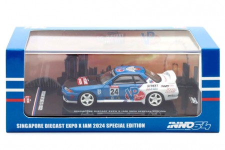 NISSAN Skyline GTR R32 Singapore Diecast Expo 2024 - Inno64 Escala 1:64 (IN64-R32-SGDE24)