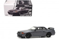 NISSAN Skyline GT-R R32 Gun metal - POP Race Scale 1:64 (PR640101)