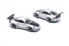 PORSCHE RWB 997 Silver - POP Race Escala 1:64 (PR640130)