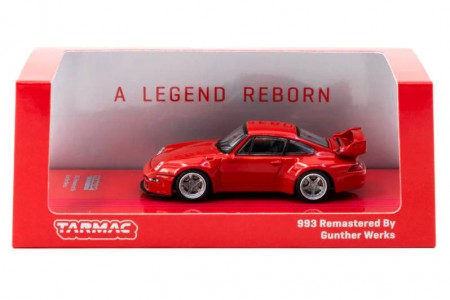PORSCHE 993 Remastered Gunther Werks - Tarmac Works Escala 1:64 (T64R-TL054-RE)