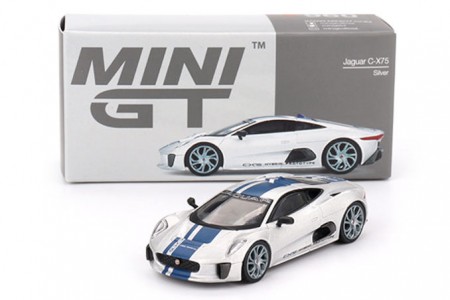 JAGUAR C-X75 2010 Silver - MiniGT Escala 1:64 (MGT00960L)
