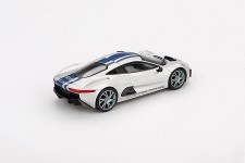 JAGUAR C-X75 2010 Silver - MiniGT Scale 1:64 (MGT00960L)