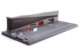 Diorama NISSAN Motorsports Customizing Co. LTD Nismo Operation - MiniGT Escala 1:64 (MGTAC34)