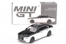 BMW i7 xDrive60 2024 Alpine White - MiniGT Escala 1:64 (MGT00959)