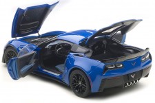 Chevrolet CORVETTE C7 Z06 2014 Laguna Blue - Autoart Escala 1:18 (71265)