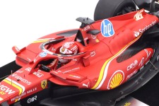 FERRARI SF24 Winner GP Monaco 2024 Charles Leclerc - BBR Scale 1:18 (LS18F1063)