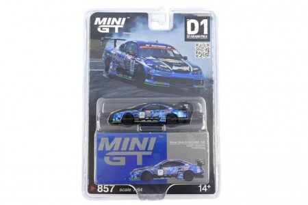 NISSAN Silvia (S15) D-Max Racing 2023 D1 Grand Prix - MiniGT Scale 1:64 (MGT00857BL)