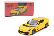 FERRARI 812 Competizione 2021 Giallo Modena - BBR Scale 1:64 (BBRFER64008)