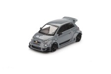 FIAT 500 Abarth 595 LB Works Abas 2024 Grey - MiniGT Scale 1:64 (MGT00995L)