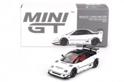 MAZDA AZ-1 Liberty Walk LB40 Tokyo Auto Salon 2024 White - MiniGT Escala 1:64 (MGT00953)