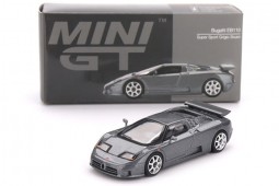 BUGATTI EB110 Super Sport 1995 Grigio Scuro - MiniGT Escala 1:64 (MGT01002L)