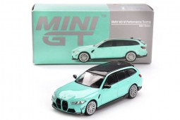 BMW M3 Performance Touring Mint Green - MiniGT Scale 1:64 (MGT00897L)