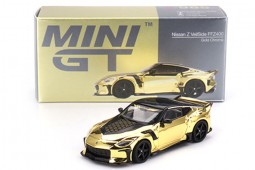 NISSAN Z VeilSide FFZ400 Gold Chrome - MiniGT Escala 1:64 (MGT00985)