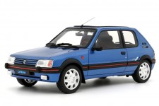 PEUGEOT 205 1.9 GTI Le Mans 1991 Miami Blue - OttoMobile Escala 1:18 (OT1153)