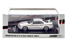 NISSAN Skyline GT-R (R33) Tuned by Mines Silver - Tarmac Works Escala 1:64 (IN64-R33-MINES-S)
