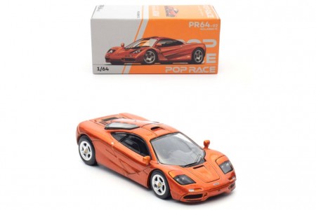 McLaren F1 Orange - POP Race Escala 1:64 (PR640092)