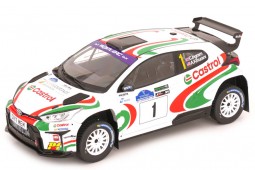 TOYOTA Yaris GR Ganador Rally Voyonic Grampian Forest 2024 C. Ingram / A. Kihurani - Ixo Escala 1:18 (18RMC213)