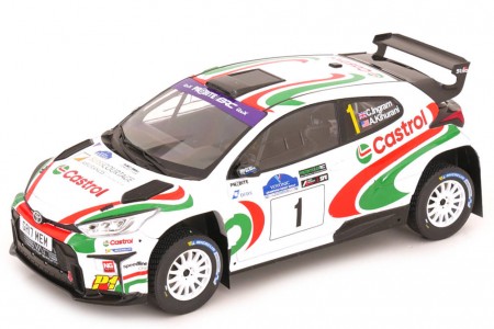 TOYOTA Yaris GR Winner Rally Voyonic Grampian Forest 2024 C. Ingram / A. Kihurani - Ixo Scale 1:18 (18RMC213)