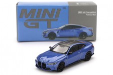 BMW M4 Competition (G82) 2024 Portimao Blue - MiniGT Escala 1:64 (MGT00845)