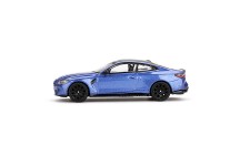 BMW M4 Competition (G82) 2024 Portimao Blue - MiniGT Scale 1:64 (MGT00845)