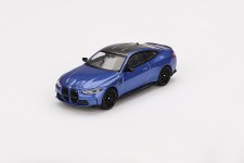 BMW M4 Competition (G82) 2024 Portimao Blue - MiniGT Escala 1:64 (MGT00845)