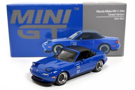 MAZDA Miata MX-5 (NA) Tuned Version 1990 Dark Blue - MiniGT Scale 1:64 (MGT01069L)