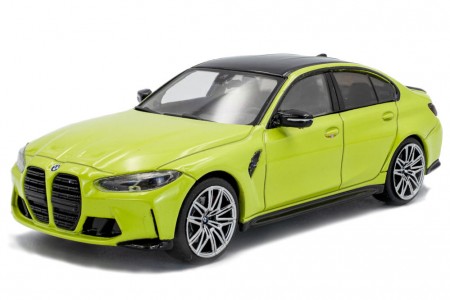 BMW M3 (G80) Competition Sedan 2023 Sao Paulo Yellow - Solido Escala 1:43 (S4315303)