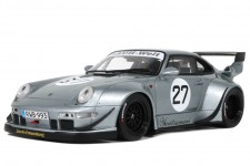 PORSCHE 911 (993) RWB Rauh-Welt Yuiitsumuni 2024 Silver - GT Spirit Escala 1:18 (GT522)