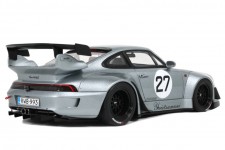 PORSCHE 911 (993) RWB Rauh-Welt Yuiitsumuni 2024 Silver - GT Spirit Escala 1:18 (GT522)