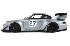 PORSCHE 911 (993) RWB Rauh-Welt Yuiitsumuni 2024 Silver - GT Spirit Escala 1:18 (GT522)