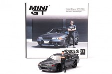 NISSAN Skyline GT-R (R32) 1992 Gunmetal - Matsuda Figure - MiniGT Scale 1:64 (MGT00869R)